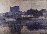 The Church Of Vernon In The Mist by Claude Monet